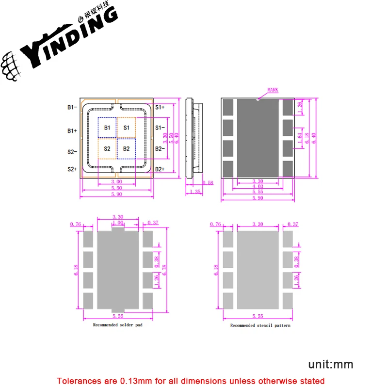 YINDING 6065BS60FC120-NUVENG-01 синий теплый диагональный двухцветный 16 Вт натуральныйхолодный белый + сапфировый Blu-Ray рыболовный источник (art.: 3920c2dfbb138) - 3920c2dfbb138