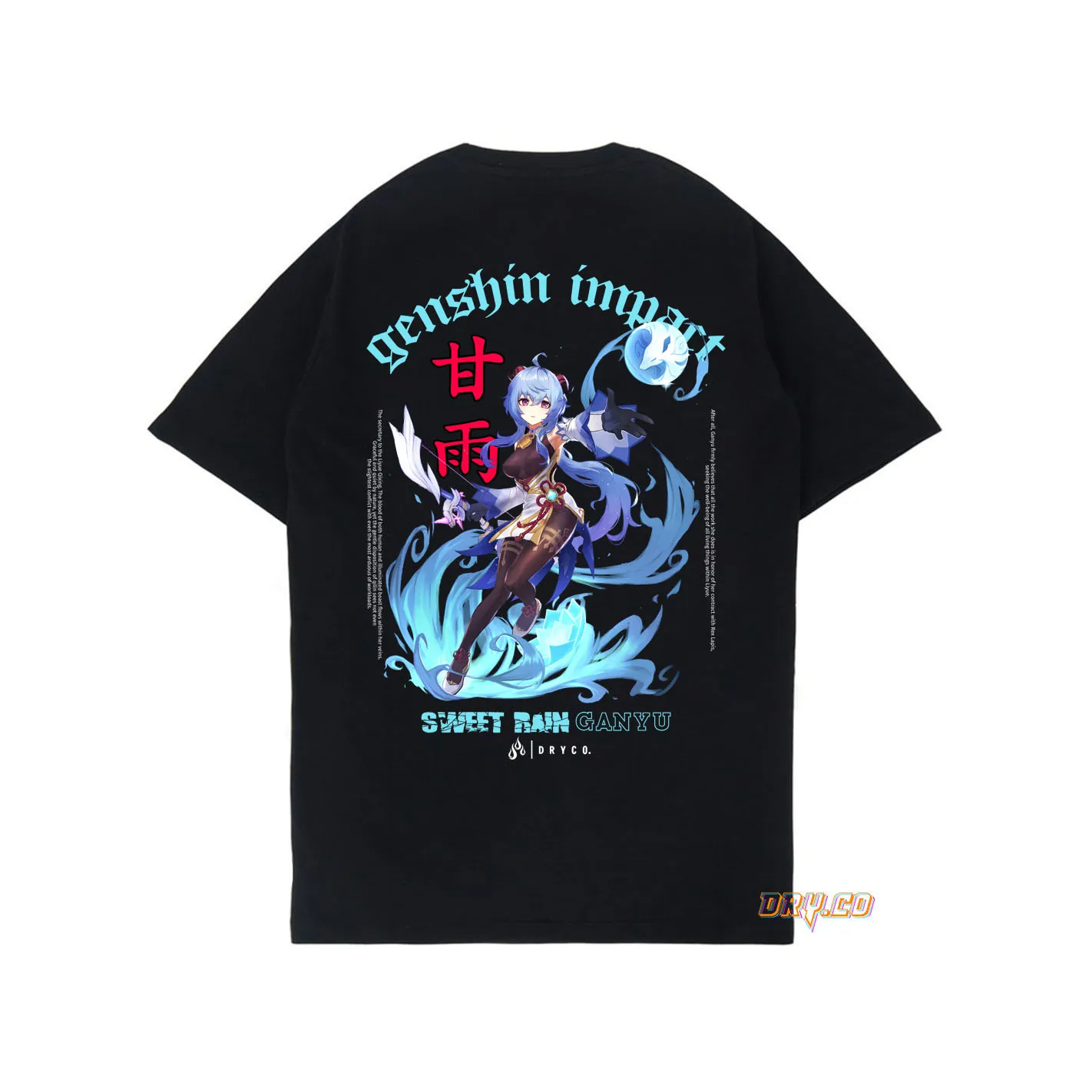 Футболки GANYU KAOS GAME GENSHIN IMPACT (LIYUE) унисекс PRIA WANITADRYCO