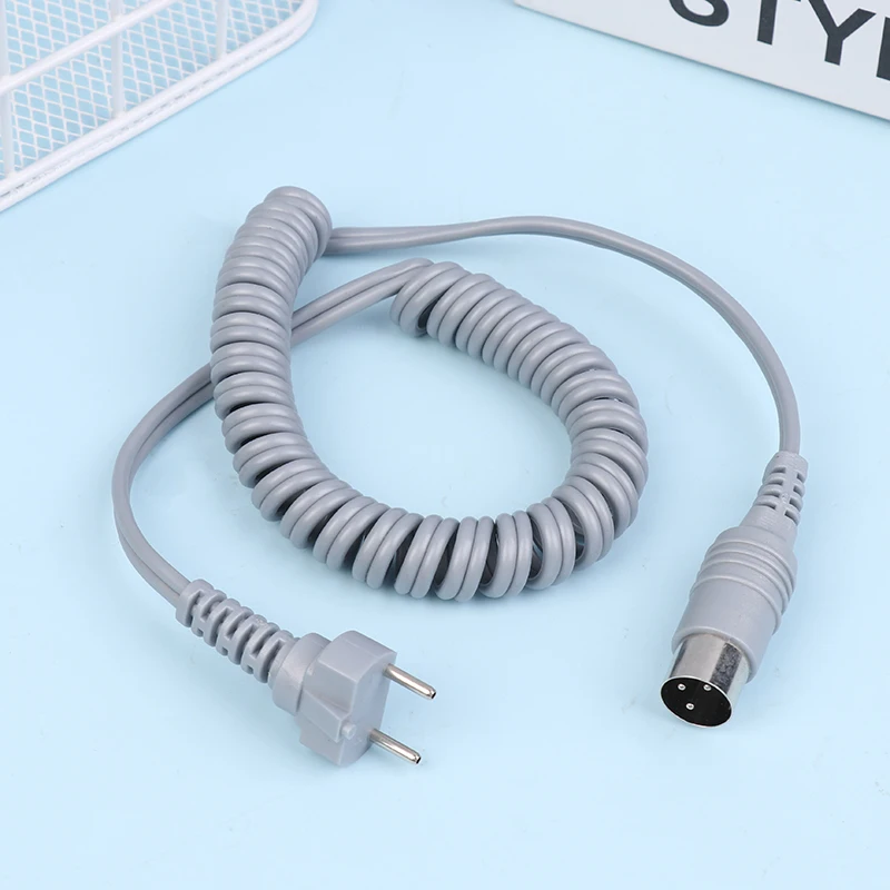 1,5 м серый 3-контактный 9 мм для Strong 210 204 90 105L 102L ручка для ногтей силовой кабель электрическая маникюрная дрель пружинная проволока