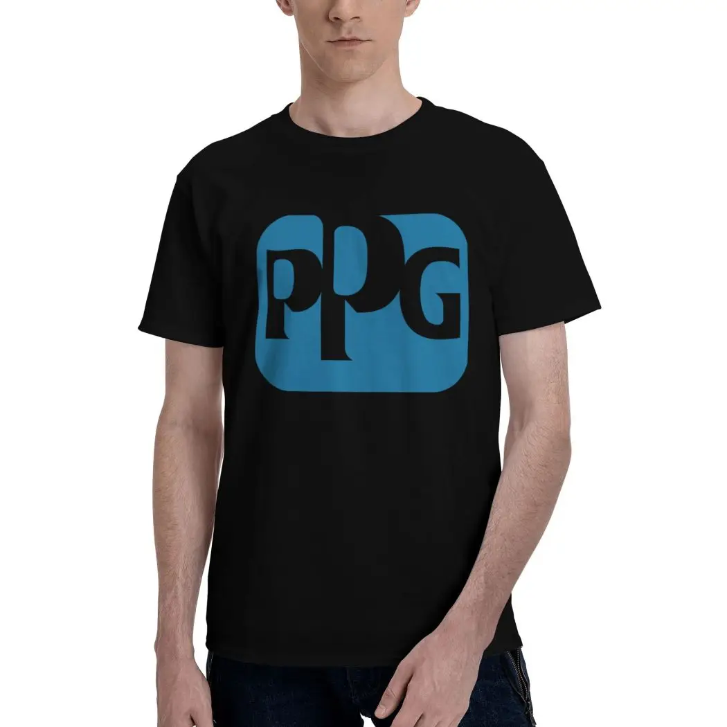НОВЫЕ мужские футболки PPG, повседневные хипстерские футболки в стиле хип-хоп с круглым вырезом, футболка с коротким рукавом