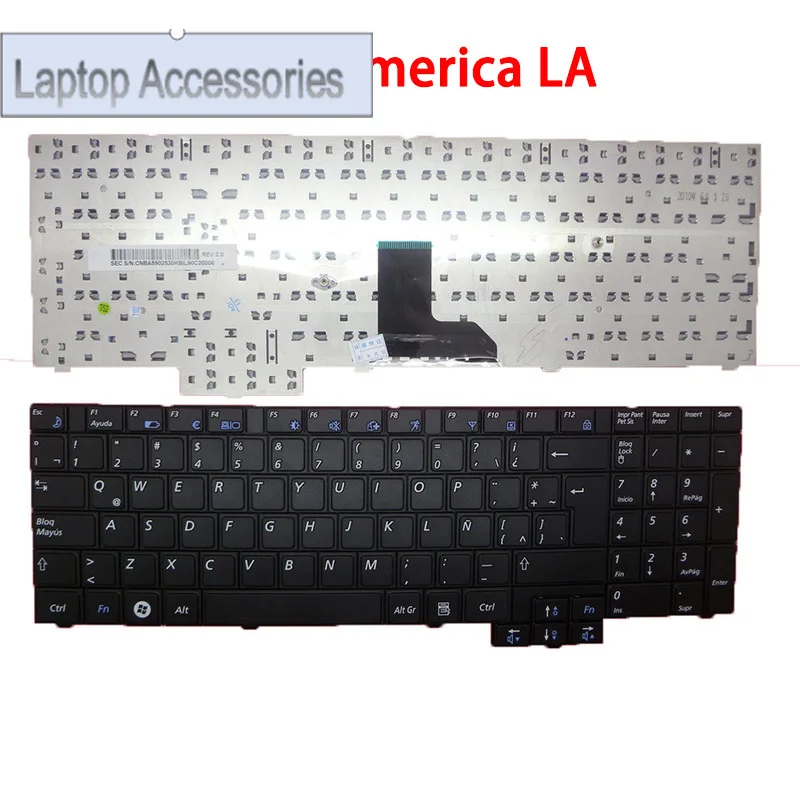 Фото F Keybaord для Samsung R517 R528 R523 R525 R530 R540 R719 RV508 RV510 Бельгия BE Canada CA Россия RU Великобритания Великобритания LA Новый №3