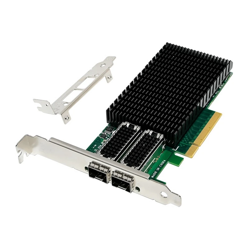 Pcie X8 X-4 двойной порт 25G Sfp28 двойной порт 10G волоконно-оптическая сетевая карта сетевой адаптер карты аксессуары