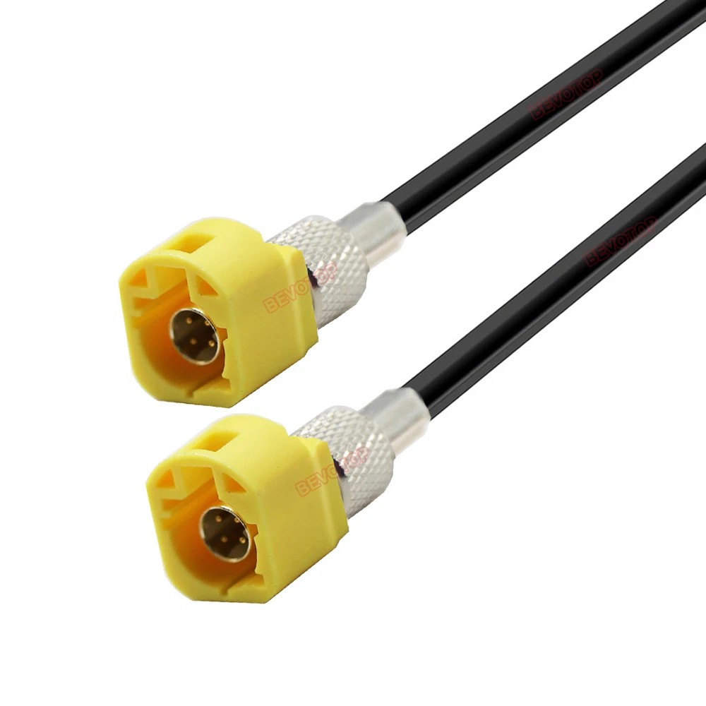 Фото BEVOTOP Новый HSD кабель 4 Pin HSD код J к коду J штекер гнездовой разъем LVDS 535 кабель высокоскоростной автомобильный жгут проводов перемычка №5