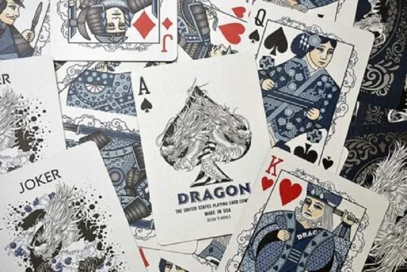 Фото Велосипед Dragon Premium колода игральных карт USPCC коллекционные покерные развлечения №4