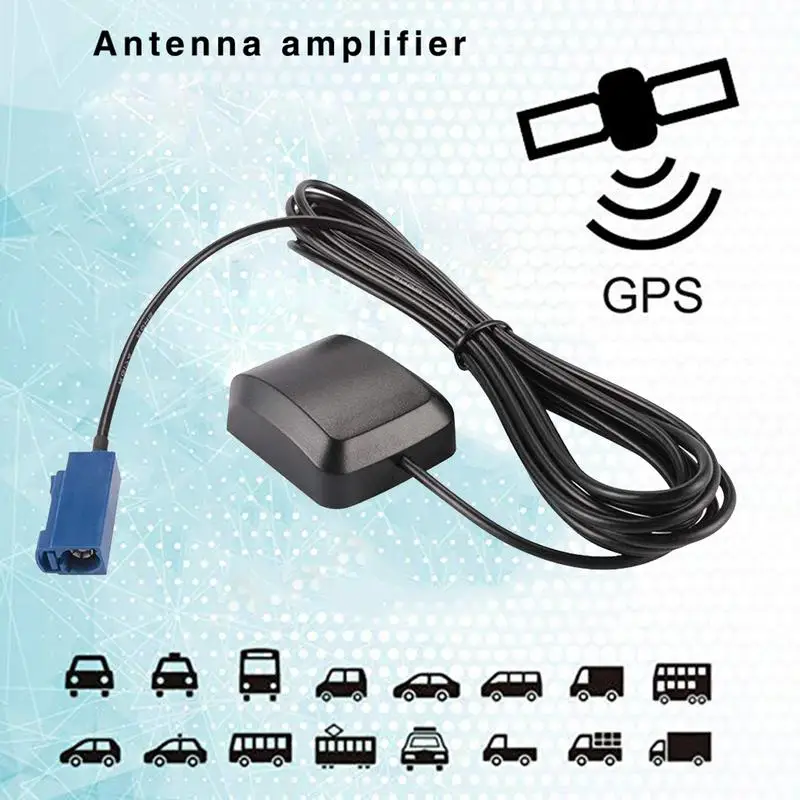 GPS-антенна Fakra MFD2 RNS2 RNS 510 MFD3 RNS-E для VW Skoda Benz для Audi A3/A4/A6, автомобильные аксессуары, GPS-приемник, автомобильная антенна