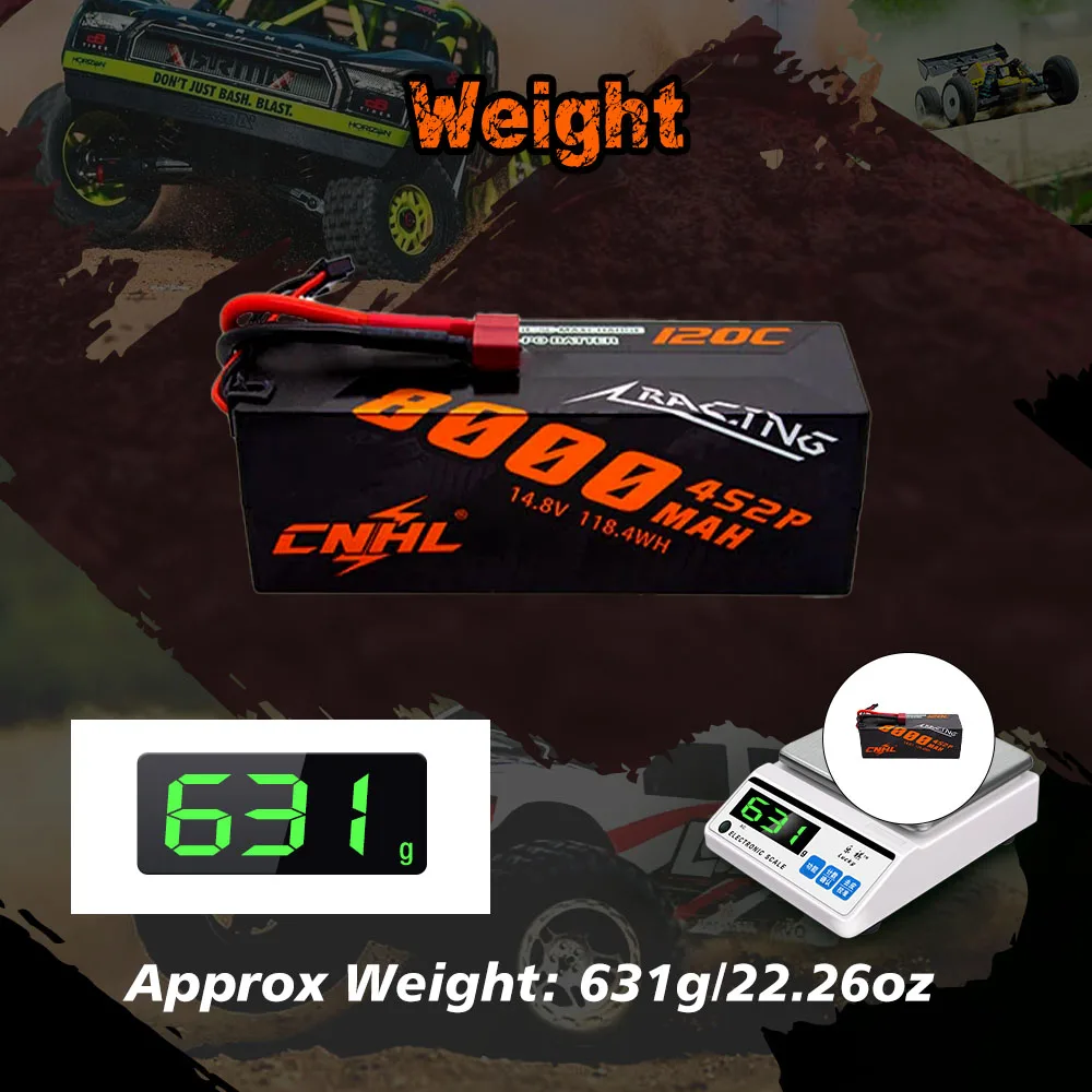 CNHL 4S 14,8 V литий-полимерный аккумулятор 8000mAh 120C серии Racing HardCase с T Dean EC5 для радиоуправляемого автомобиля лодки автомобиля грузовика Багги транспортных средств (art.: 3920b7a7c57b3) - 3920b7a7c57b3