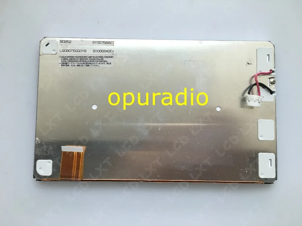 ЖК-дисплей LQ080T5GG01B LQ080T5GG01S, 8-дюймовый ЖК-экран для Chrysler Acur, аудио, радио, навигационные системы