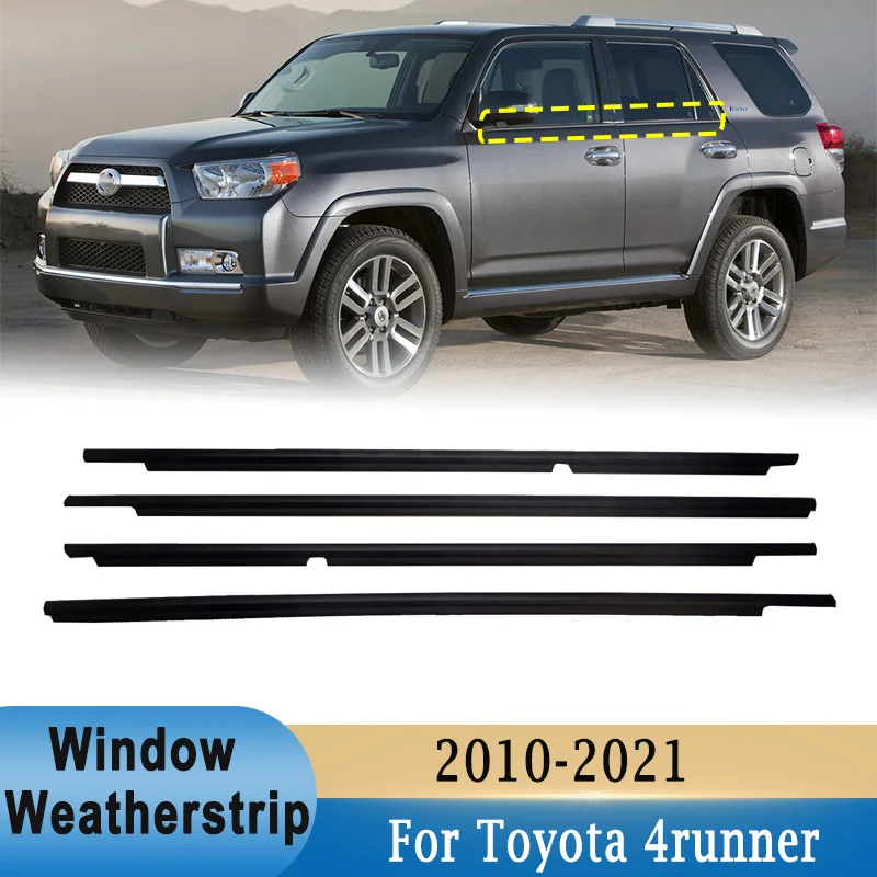 4 шт., наружные резиновые ленты для Toyota 4runner 2010-2021
