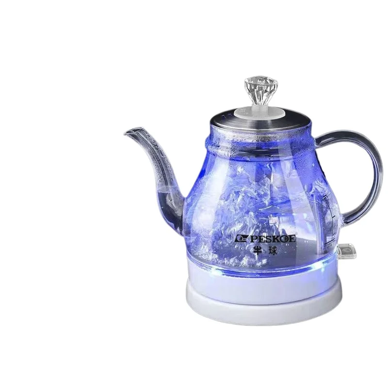 Стеклянный чайник, бытовой чайник для кипячения чая Gongfu, электрический чайник с длинной водой, специально для кипячения и тушения чая, здравоохранения
