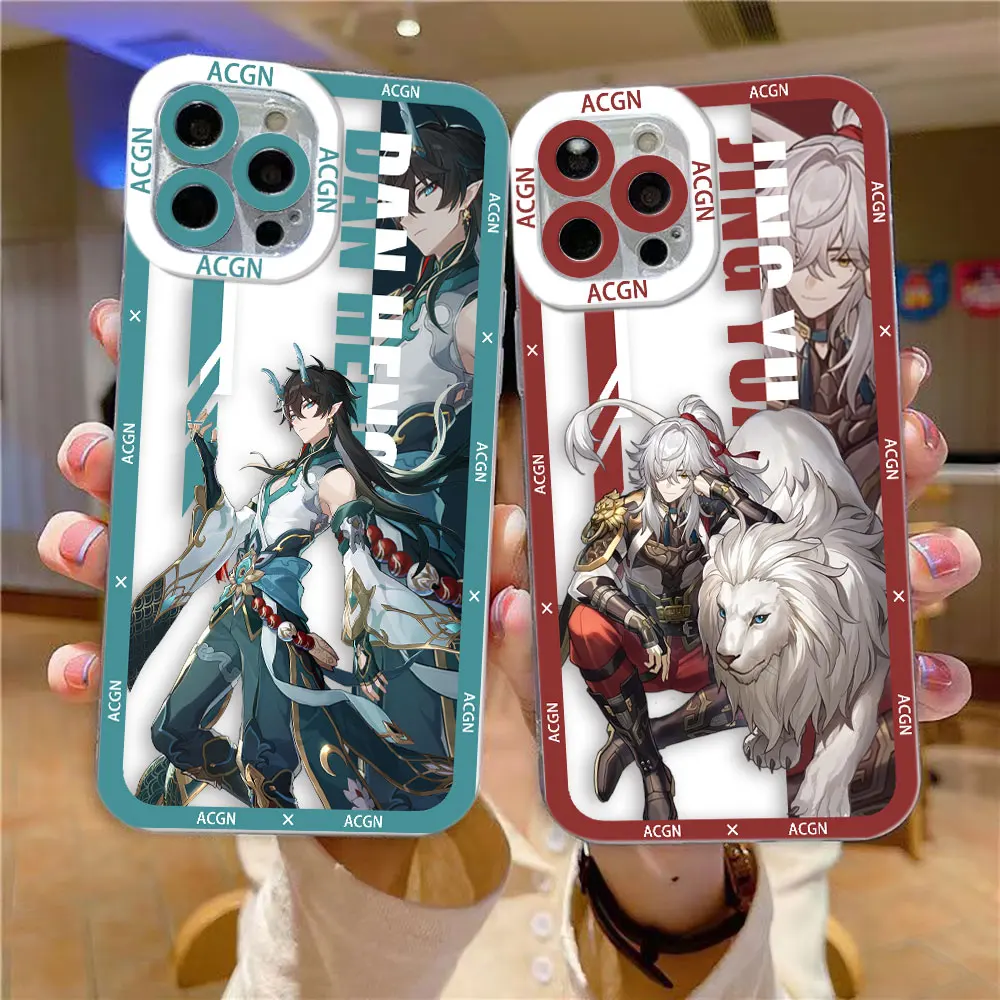Honkai Star Rail Dan Heng Clear чехол для VIVO V20 V21 V23 V25 V27 V27E V29E Y15S Y16 Y17 Y20 Y21 Y22S Y27 Y35 Y36 Y50 Y76 чехол