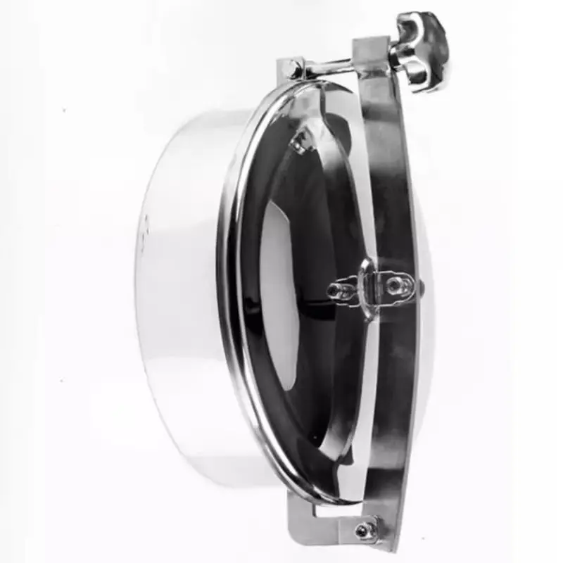 Люк для резервуара DN250/DN300 мм SS304 Атмосферная крышка люка, гигиеническая дверь люка, круглая ручка на винной бочке YAB