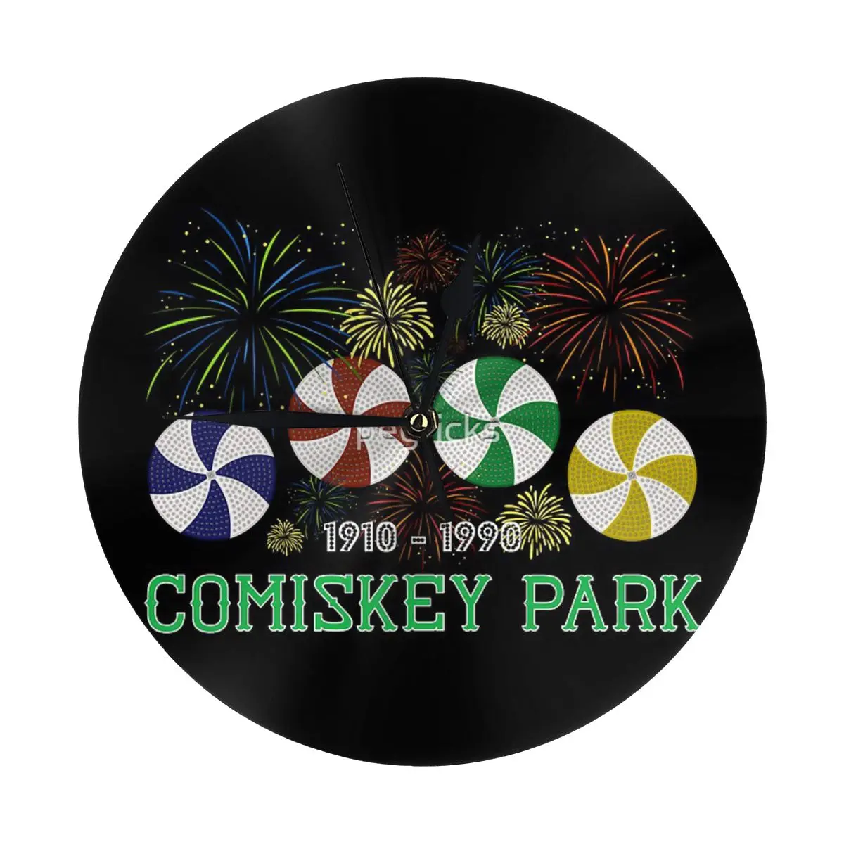 Настенные часы Comiskey Park, часы для украшения комнаты Vogue