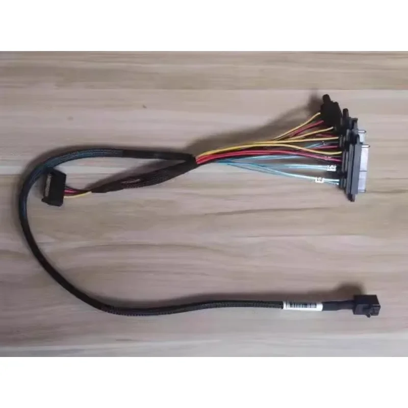 Кабель для передачи данных жесткого диска RAID от 12 ГБ MINI SAS SFF-8643 до 8482 (4SAS) 1/4