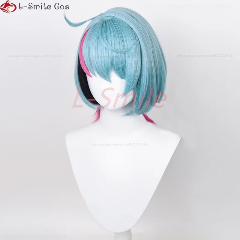Фото VTuber NIJISANJI EN Косплей ILUNA Kyo Kaneko Косплей Парик Короткие термостойкие синтетические волосы Вечерние женские парики для девочек + шапочка для парика №4