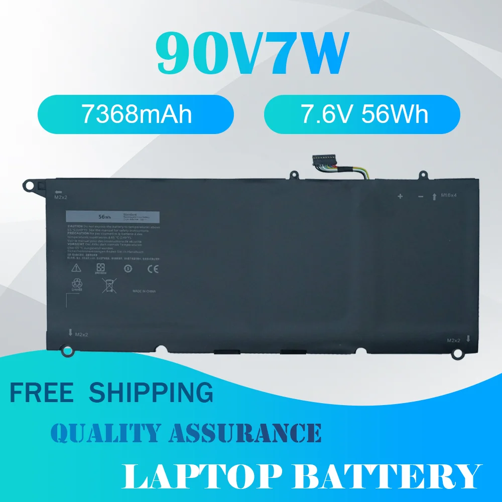 90 В, 7 Вт, 56 Втч, аккумулятор для ноутбука Dell XPS 13 9343 XPS13 9350 13D-9343 P54G 0N7T6 5K9CP RWT1R 0DRRP JHXPY JD25G 090V7W