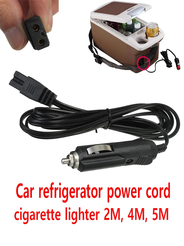 Cocok untuk Mobil Kulkas Mini DC 12V Kulkas Mini Mobil 2 Pin Koneksi Kawat Steker