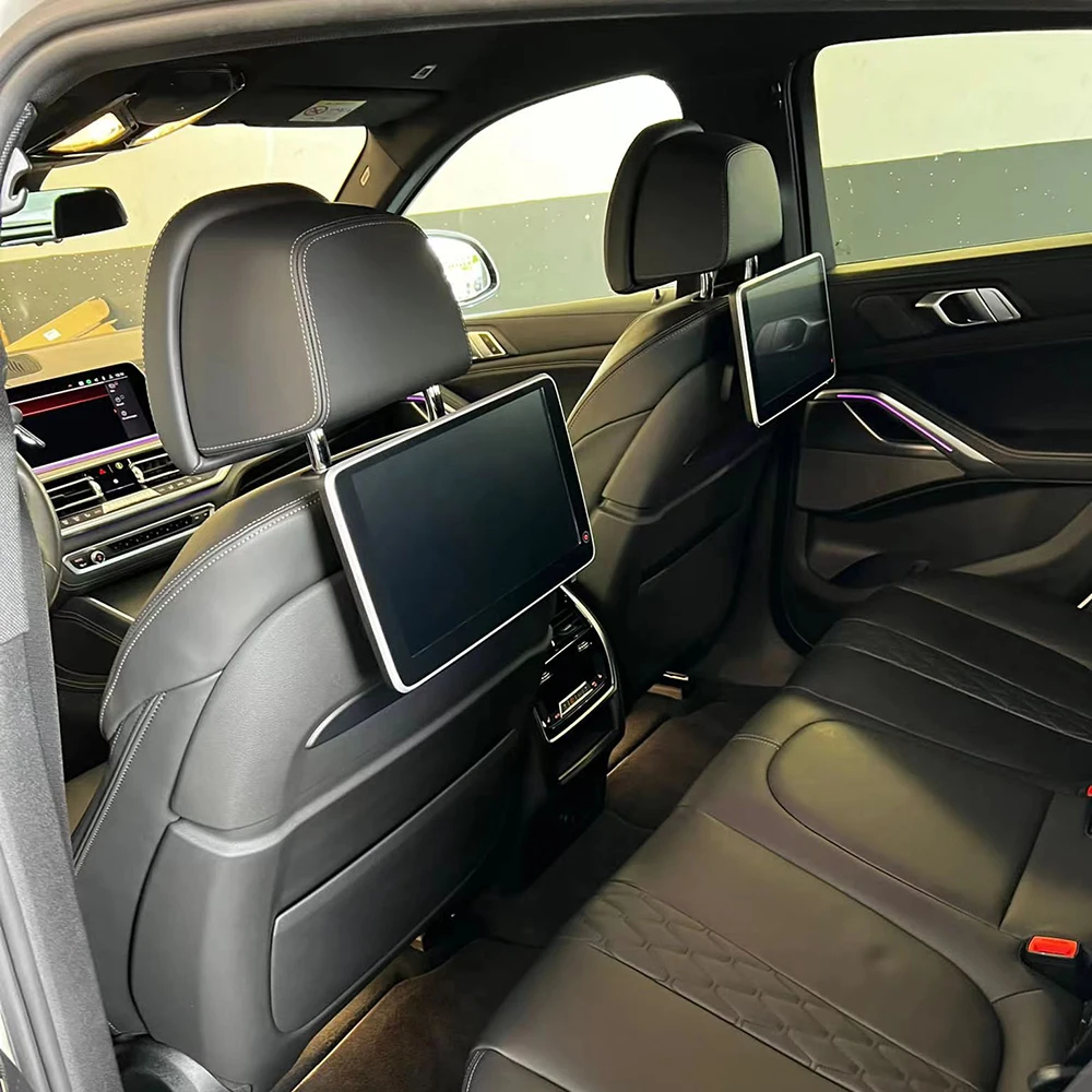 Фото 2025 пользовательский стиль, новейший продукт для BMW X7, развлекательный подголовник на заднем сиденье, система Android 11,6 с 1,5-дюймовым автомобильным монитором подушки №5