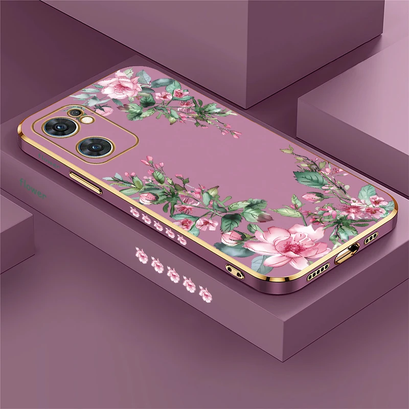 Мягкий чехол для телефона OPPO Find X5 Lite X3 X 3 K3 K10X K7X K9, силиконовый противоударный защитный чехол с узором бабочки и цветка