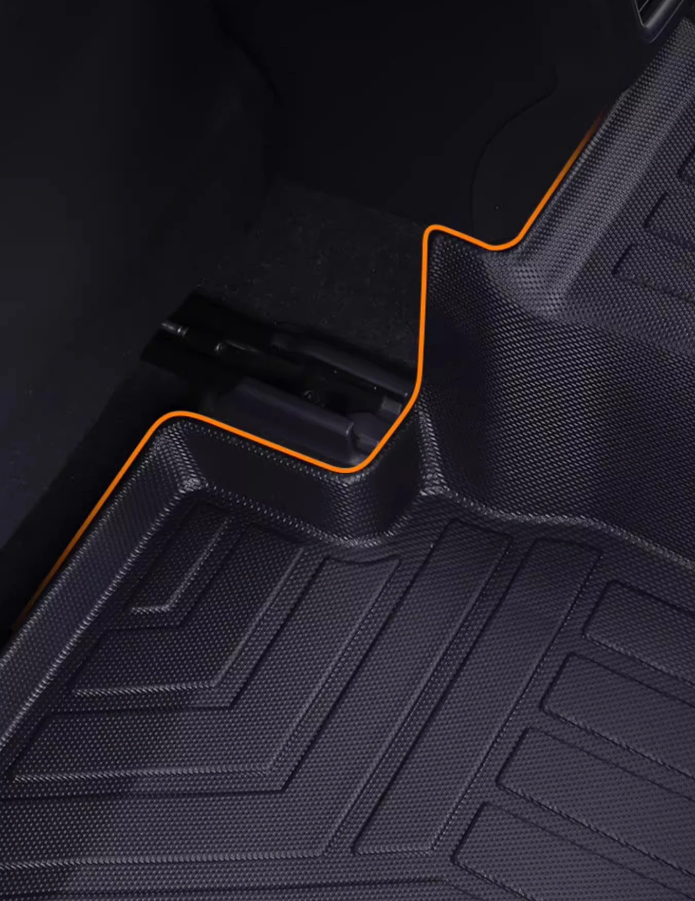 Фото Автомобильный напольный коврик с левым рулем BMW i5 2024, индивидуальный коврик для ног с полным объемным звуком, внутренняя защитная подкладка, напольная подкладка №4