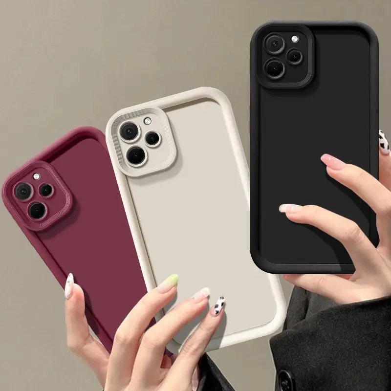 Чехол для Huawei Nova Y61, чехол для телефона Huawei nova y61, полноразмерный матовый противоударный мягкий защитный чехол