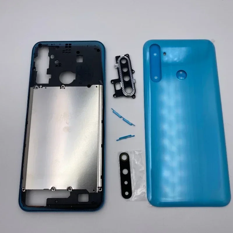 Для Oppo Realme 6i RMX2040 полный корпус средняя рамка аккумулятор задняя крышка корпус панель запасные части (art.: 3920cd842d38f) - 3920cd842d38f