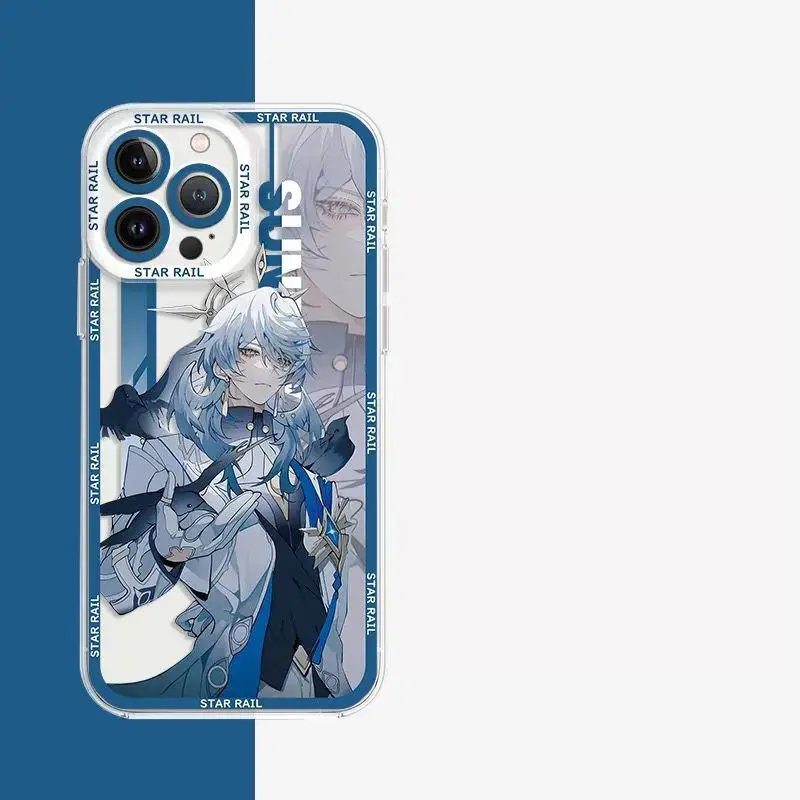 Фото Honkai Star Rail Sunday Aventurine Firefly Phone Case for Xiaomi POCO X6 X5 X4 X3 Pro F5 Pro F3 Mi 11 Lite 5G NE 11T Pro Cover №5