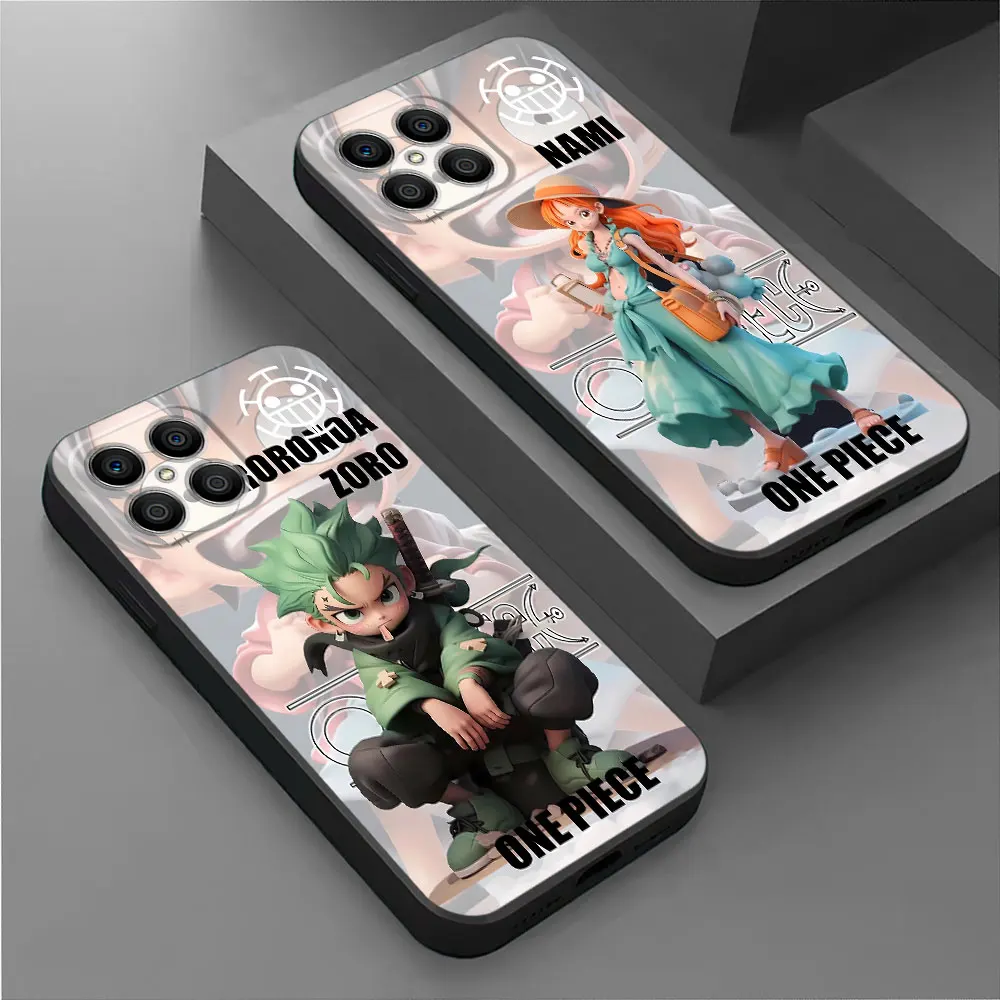 Чехол из мягкого ТПУ с аниме O-One Piece для Honor X8a 90 Pro X8 70 X6a X9a 8X X7 X6 Magic5 Lite Magic5