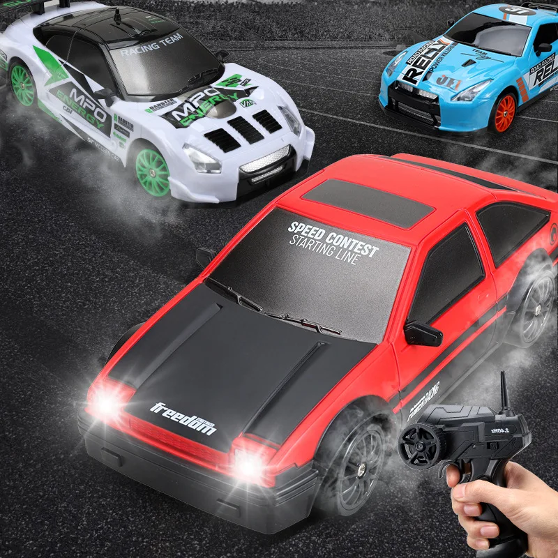 Гоночный автомобиль AE86 GTR, модель 4WD с дистанционным управлением, 2,4 ГГц, 15 км/ч