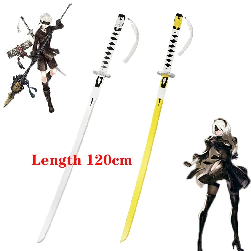 1:1 YoRHa № 2 Тип B меч ниус: механический меч черный контракт меч оружие косплей реквизит безопасность пу модель подарок большой размер 120 см