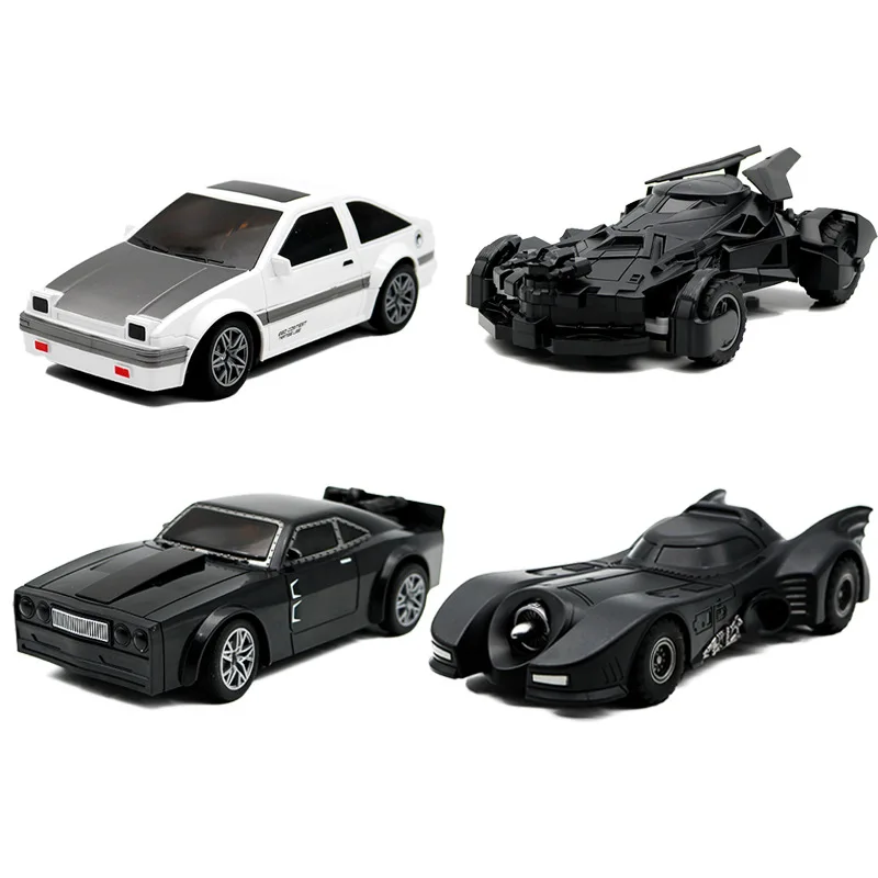 Batmobile Rc Toys Car 4-канальный Ae86 Hell Cat Car Электрический Super Wltoys Модель автомобиля с дистанционным управлением для детей Игрушка Подарок на Хэллоуин (art.: 3920ca7a24d84) - 3920ca7a24d84