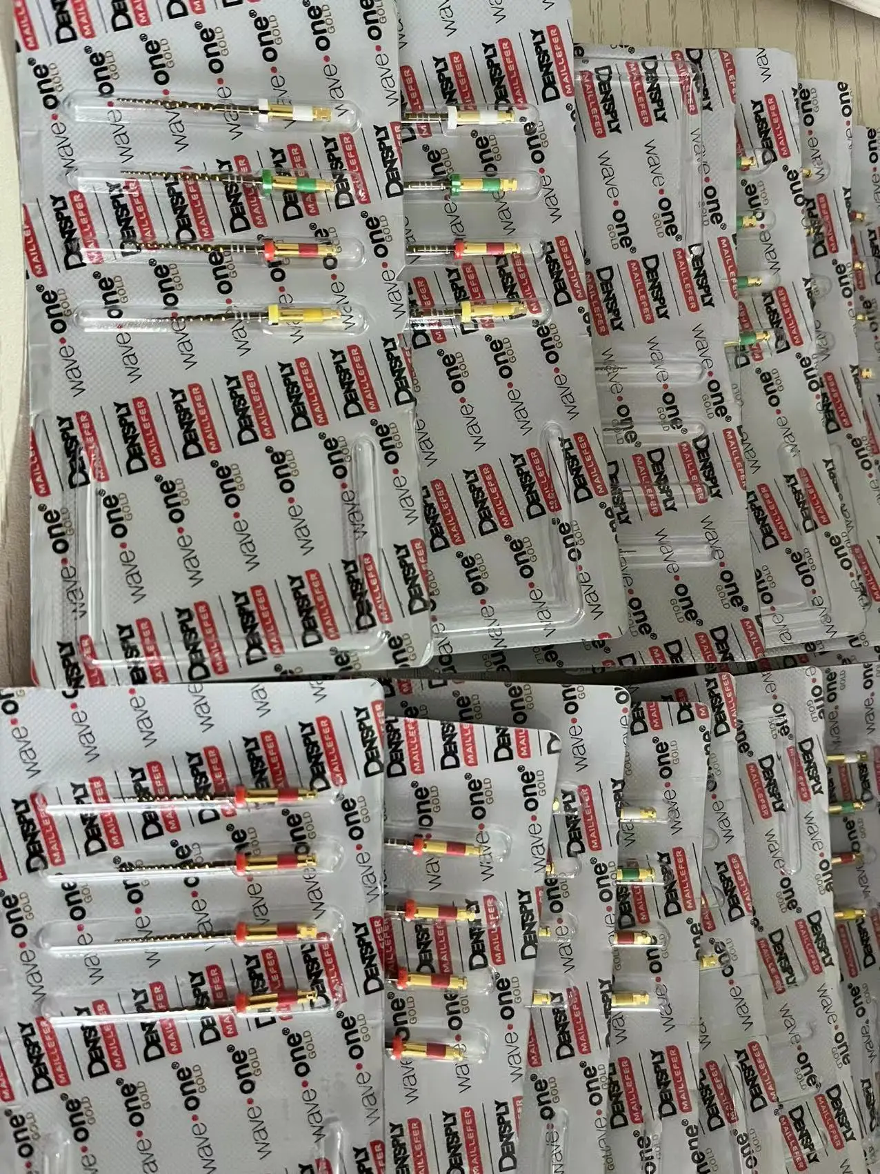 5PKs Wave one Gold Эндодонтический файл лечение корневого канала Dentsply 4 файла/Pk стоматологический возвратно-поступательный напильник