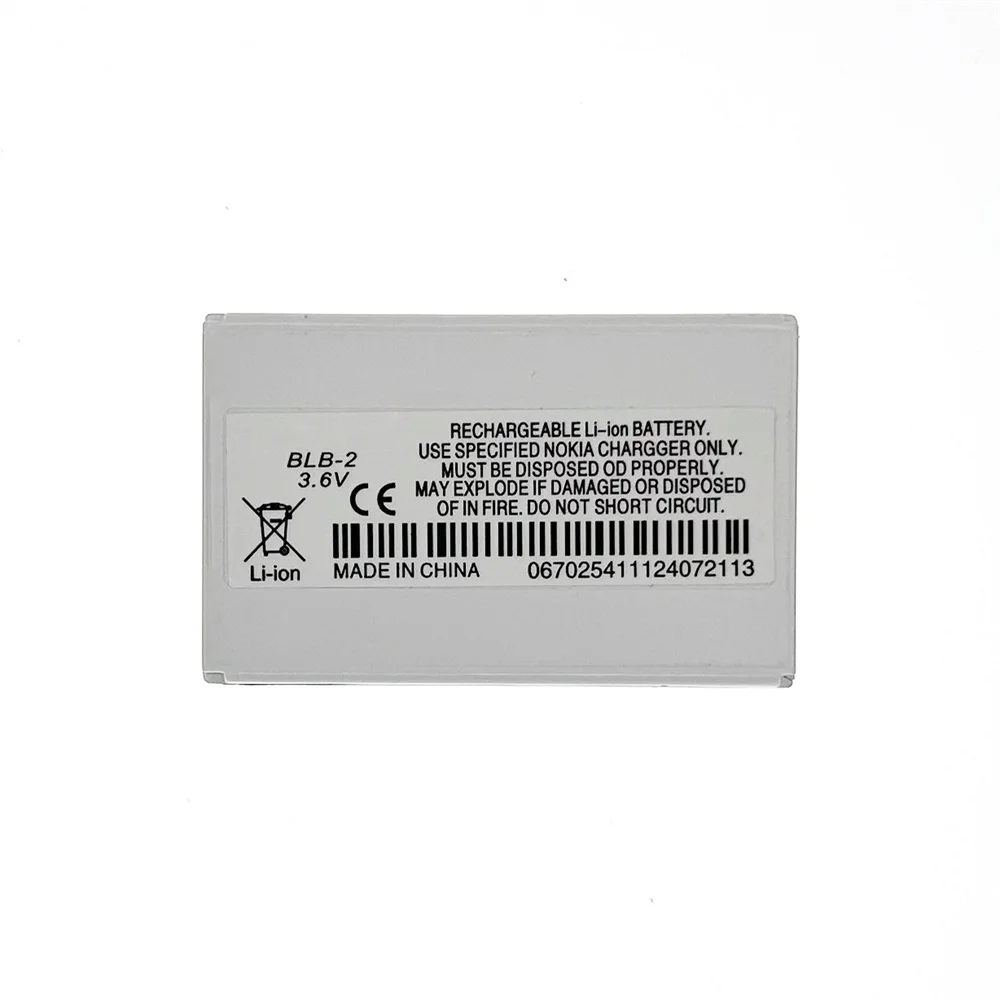 Фото Сменный аккумулятор BLB-2 для Nokia 8210 8250 8850 8910 8310 5210 6500 6590 6510 3610 8270 8910I 7650 6590I, перезаряжаемая батарея №5