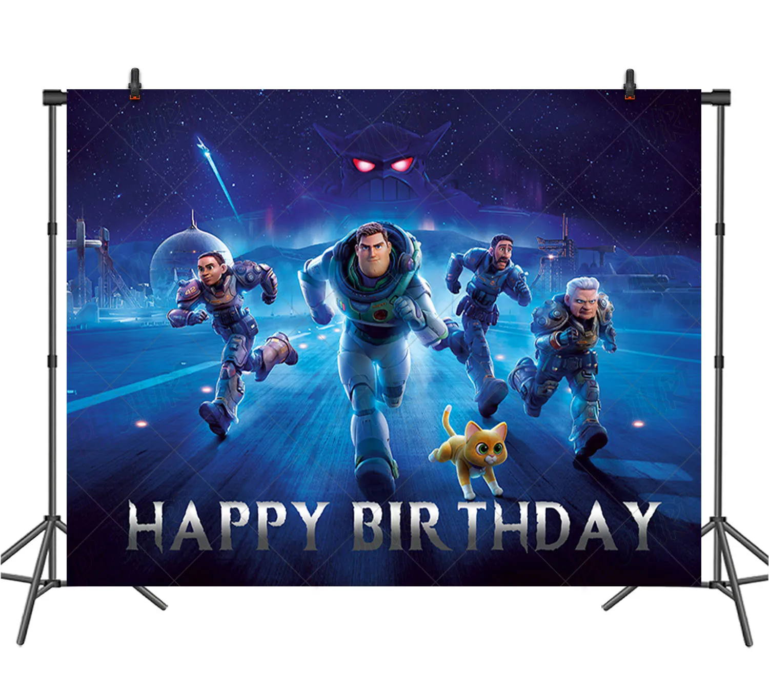Фото Disney Toy Story Buzz Lightyear Backdrop Kids Birthday Background Cow Boy Polyester Vinyl Photo Studios Decoration Props №3