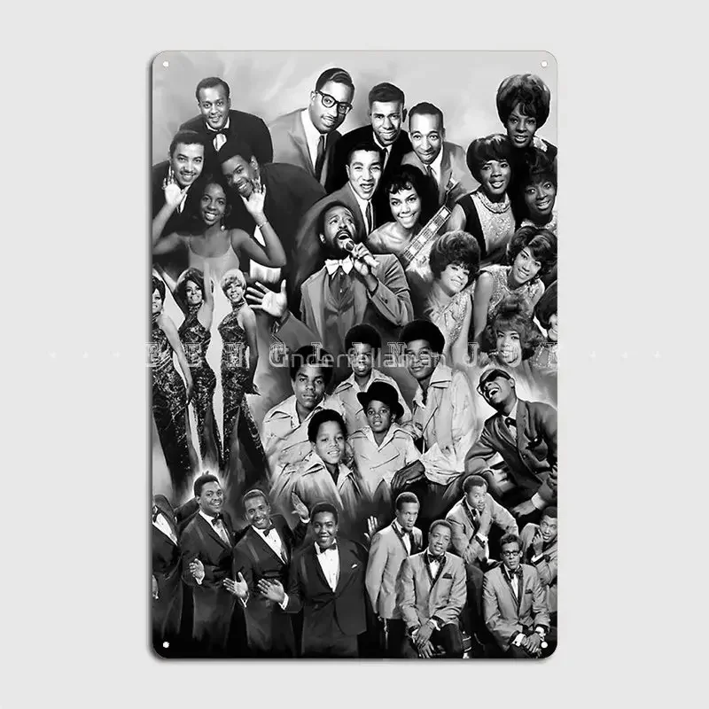 Фото The Best Of Motown 2 металлический знак кинотеатр гараж пещера паб Дизайн Живопись Декор жестяной знак плакаты №2