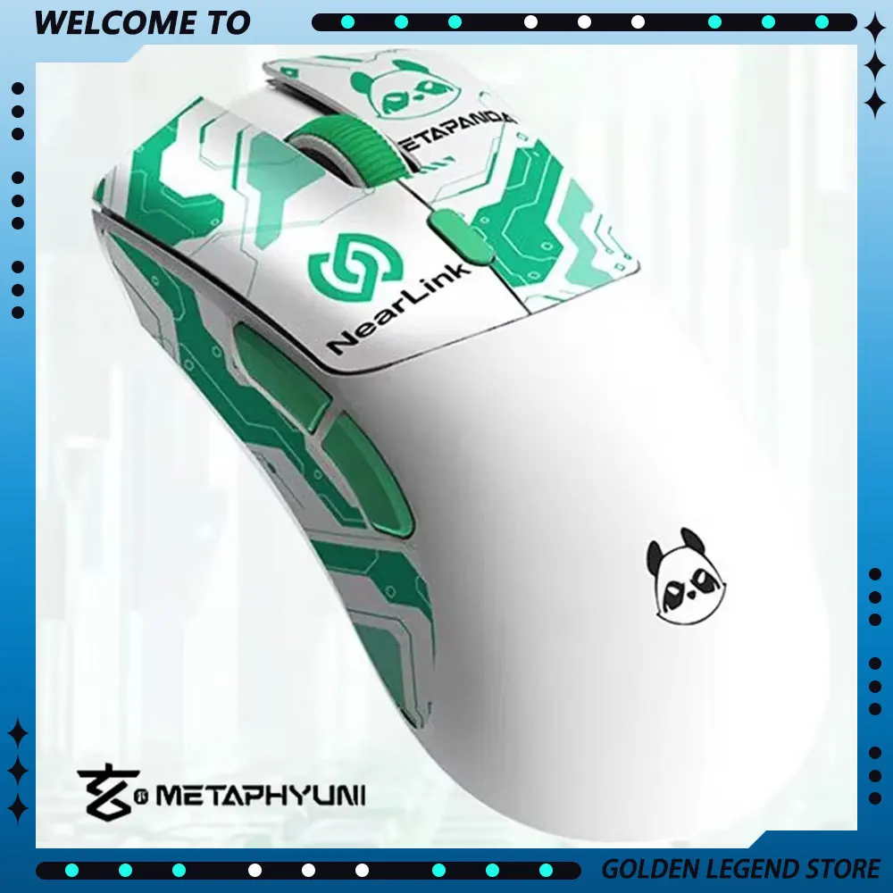 Metapanda P1 NearLink игровая мышь для киберспорта PAW3395 сенсорная беспроводная 2,4G беспроводная Bluetooth проводная трехрежимная мышь 26000 точек на дюйм подарки