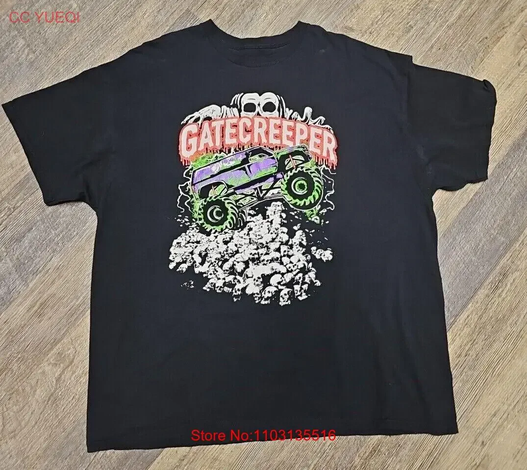 Горячая Gatecreeper, черный цвет 100, хлопковая футболка, винтажная стираная уличная одежда, дышащая, стильная, повседневная, удобная