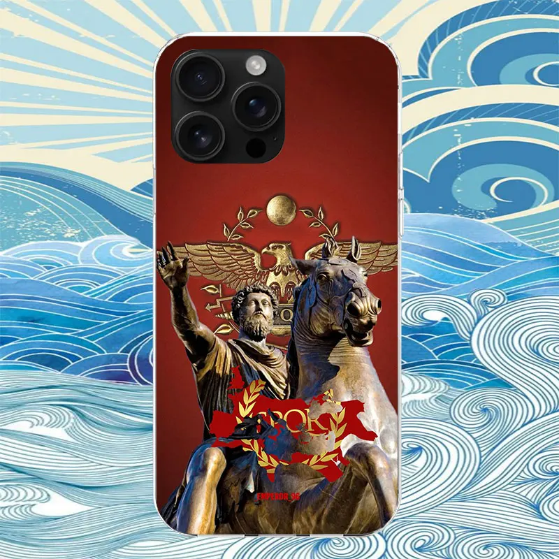 Фото Чехол для телефона SPQR Roman Imperial Legionv для iPhone 11 12 13 Mini 14 15 Plus 17 Air 16 Pro Max 16E 7 8 SE 2020 с индивидуальным принтом Co №2