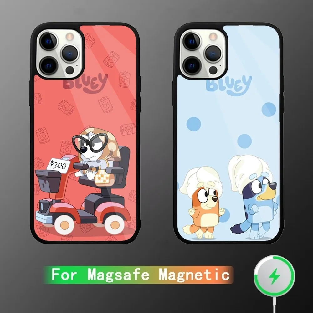Чехол для телефона Blue-yS Bandit-Chilli в стиле бинго для iPhone 15,14,13,12,11,Plus,Pro,Max Mini Magsafe, магнитная Беспроводная зарядка