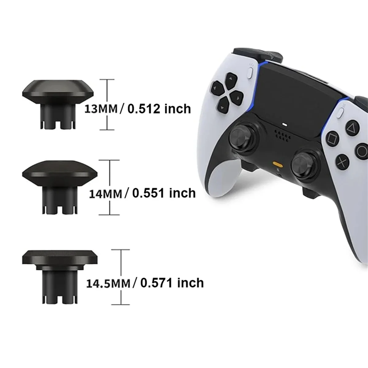 Фото Набор металлических джойстиков для PS5 Edge Игровая приставка с джойстиком, кнопки триггера для PS5 Dualsense Controller A №5