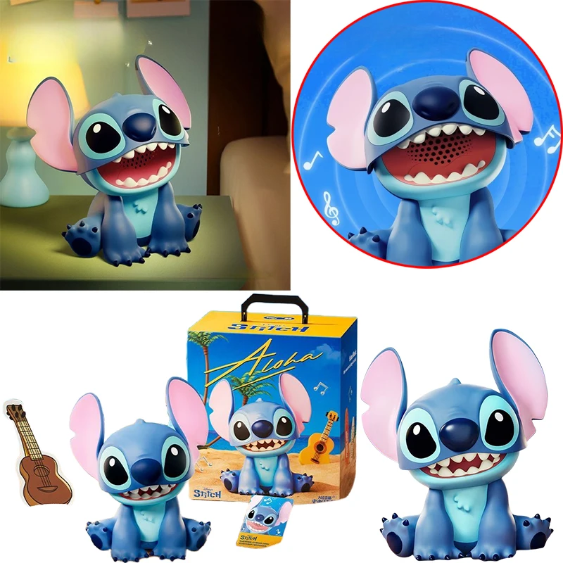 Беспроводной Bluetooth-динамик Disney Stitch, украшение, персонаж аниме, пара, подарок на день рождения, беспроводной Bluetooth-динамик большой громкости