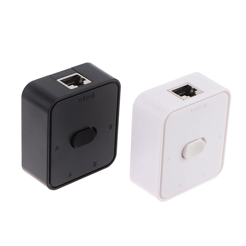 Фото Двухпортовый гигабитный сетевой коммутатор RJ45 CAT 5/6 LAN хаб сетевой переключатель коробка селектор без питания двухсторонний адаптер соединитель №4