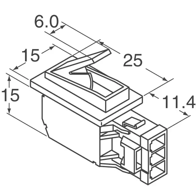 100% НОВЫЙ оригинальный ДЕТЕКТОР ПЕРЕКЛЮЧАТЕЛЯ D3D-211 SPDT 1A 125 В