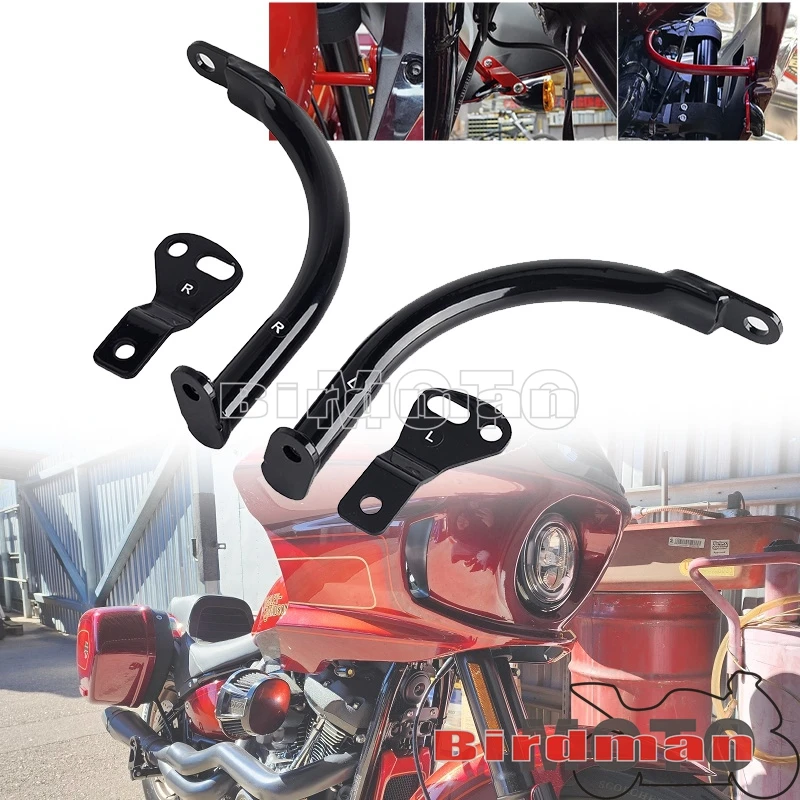 Комплект крепления кронштейнов для поддержки обтекателя Stealth для Harley Softail FXLRST 117 Low Rider ST EI Diablo FXRST 2022 2023 2024