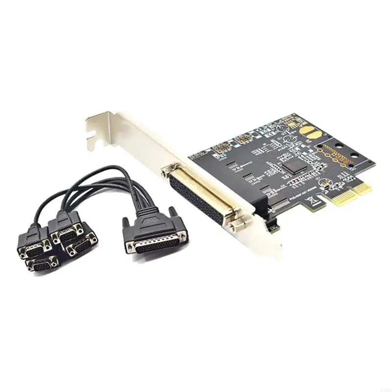 34YC 4-порт RS232 PCI для экспресс-серийной карты PCIe до DB9 9PIN RS232 CARD расширения