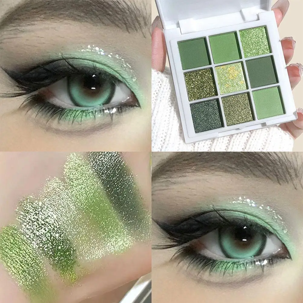 Фото Новая палитра теней для век с зеленым авокадо и перламутровым эффектом Guacamole Eye Brighten Glitter Женская косметическая палитра с блестками для ухода за макияжем Pal M4O6 №5