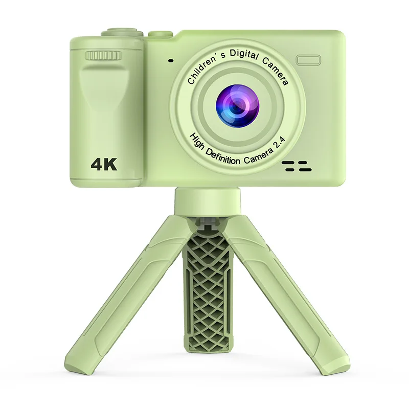Фото Мини-цифровая камера HD 9600 Вт, студенческая домашняя селфи, 4K HD пиксельная карта, передние и задние двойные объективы с таймером, съемка камерой для детей, подарок №5