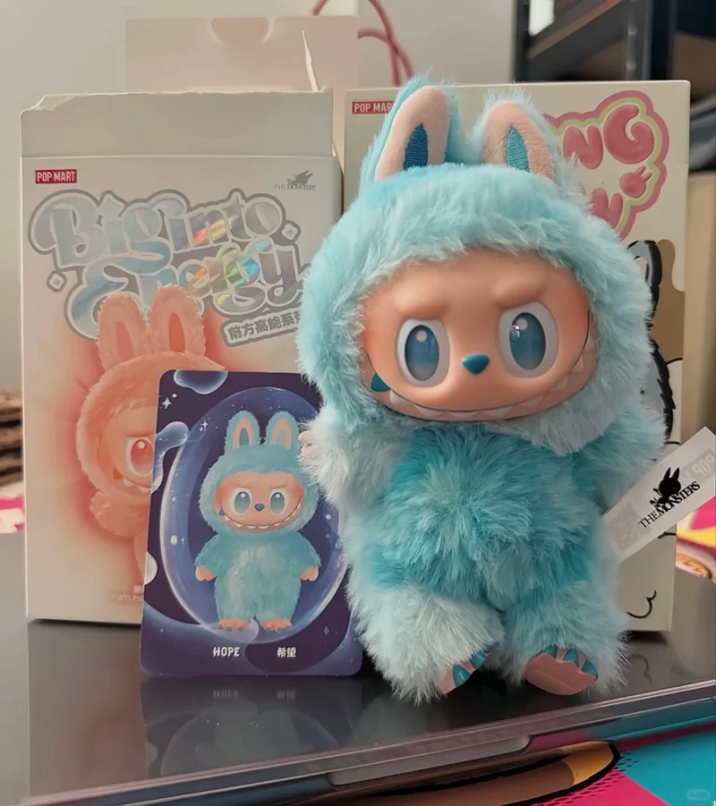 Popmart Labubu Surprise Ahead Macaron Виниловое лицо Labubu 3.0 Серия слепая коробка Подвеска Кукла Брелок Коллекция Монстров Подарок