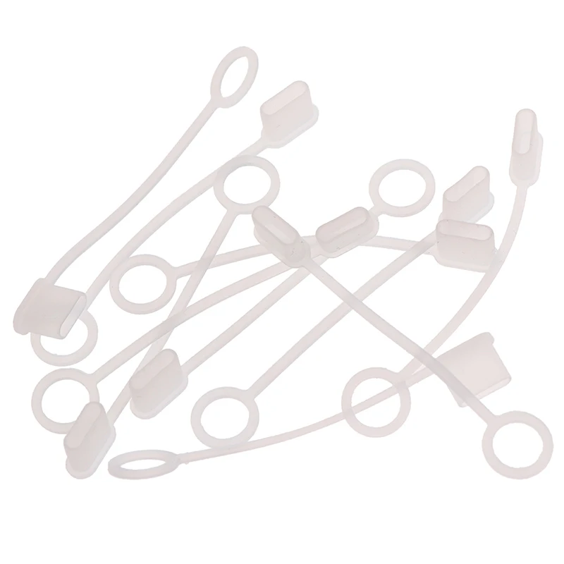 10 шт. защитный колпачок USB Type-c, чехол для кабеля, пылезащитная заглушка, крышка зарядного устройства с проводом