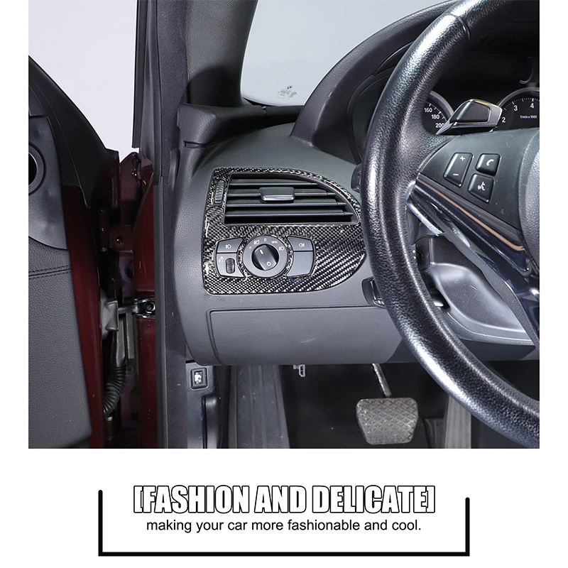 Фото Для BMW 6-й серии E63 E64 2004-2009, мягкое углеродное волокно, внутренняя дверь автомобиля, стекло, подъемный переключатель, панель, накладка, наклейка, аксессуары №4