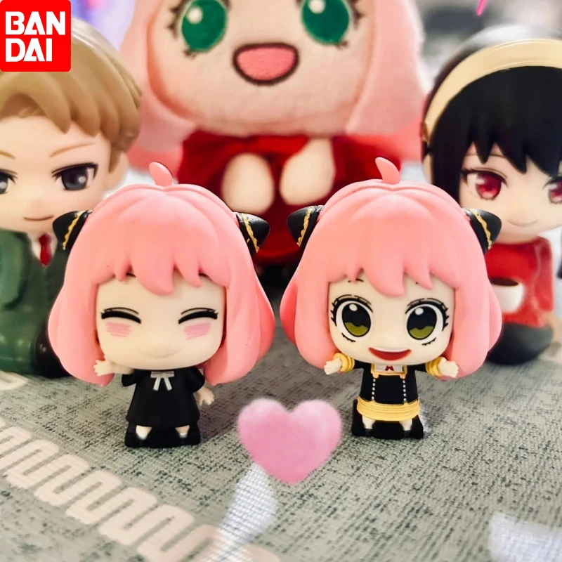 Bandai, оригинальные новые игрушки SPY×FAMILY Gashapon, мультяшные аниме-фигурки, Anya Yor Bond Loid, милая модель, украшение, креативные подарки для детей